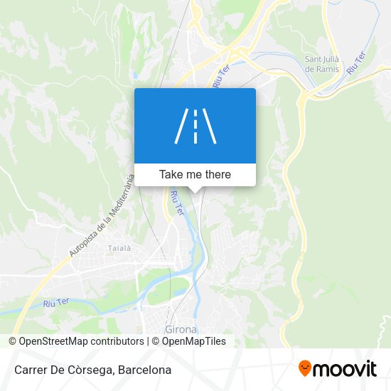 Carrer De Còrsega map