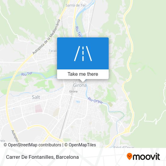 Carrer De Fontanilles map