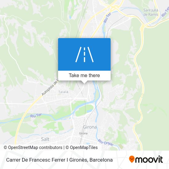 Carrer De Francesc Ferrer I Gironès map