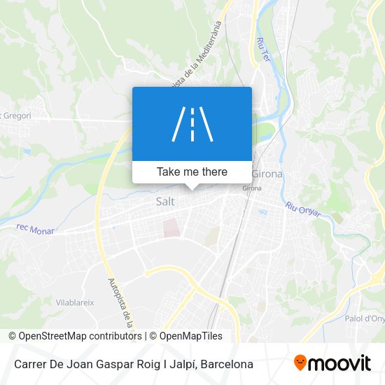 Carrer De Joan Gaspar Roig I Jalpí map
