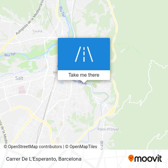 Carrer De L'Esperanto map
