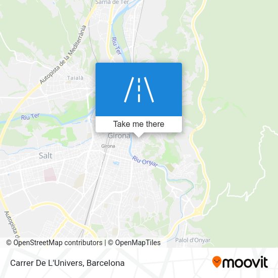 Carrer De L'Univers map