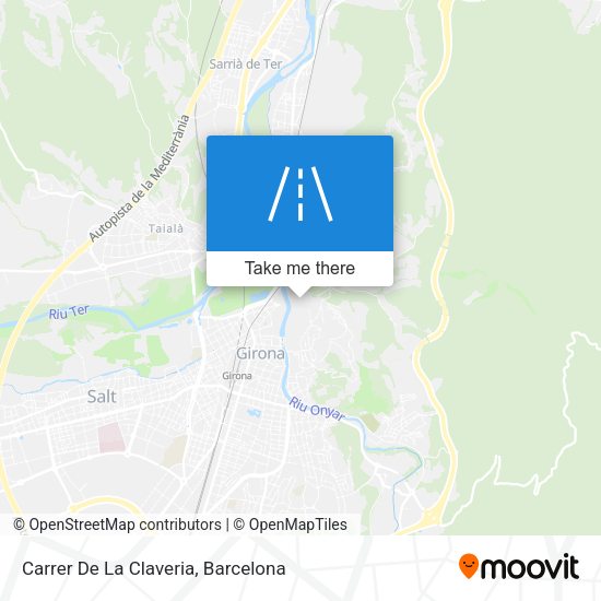 Carrer De La Claveria map