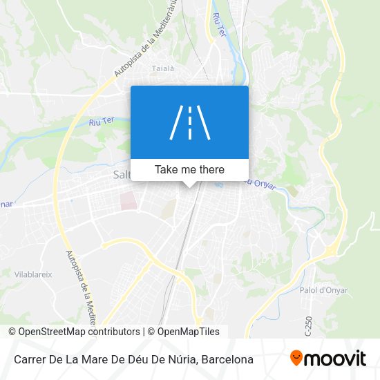 Carrer De La Mare De Déu De Núria map