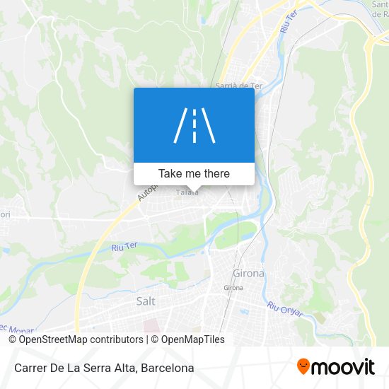 Carrer De La Serra Alta map