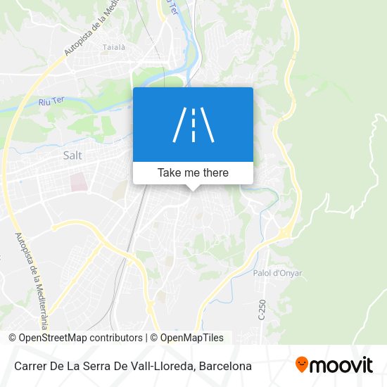 Carrer De La Serra De Vall-Lloreda map