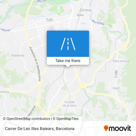 Carrer De Les Illes Balears map