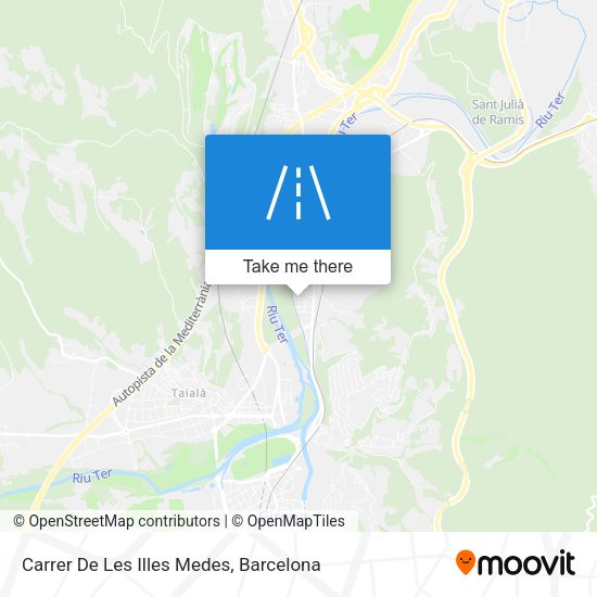 Carrer De Les Illes Medes map