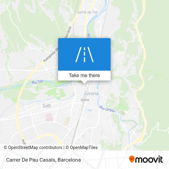 Carrer De Pau Casals map