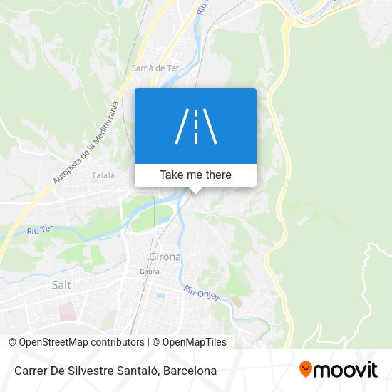 Carrer De Silvestre Santaló map