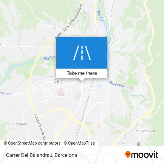 Carrer Del Balandrau map