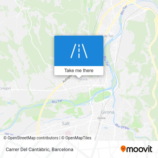 Carrer Del Cantàbric map