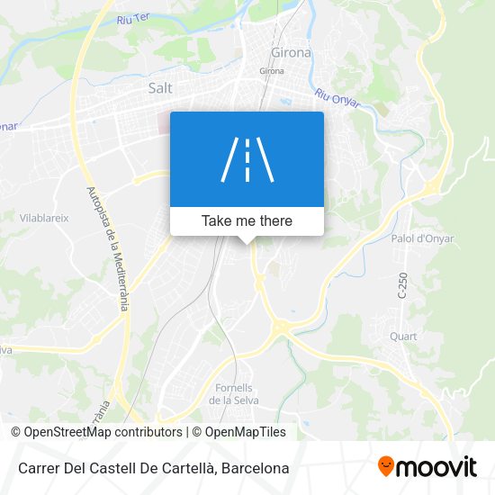 Carrer Del Castell De Cartellà map