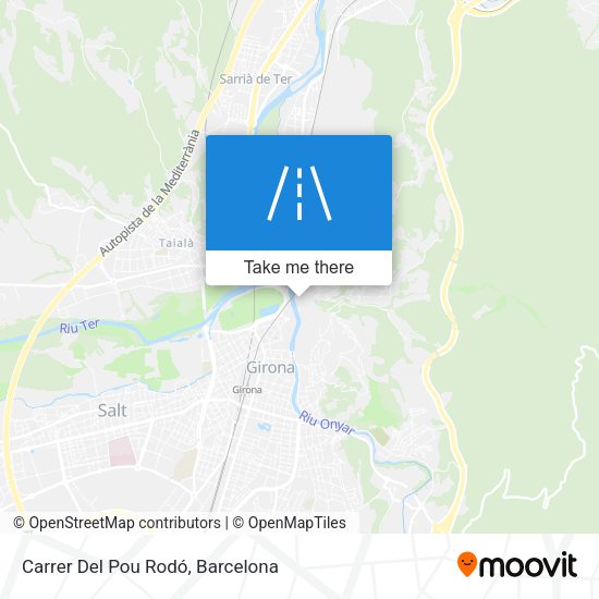 Carrer Del Pou Rodó map