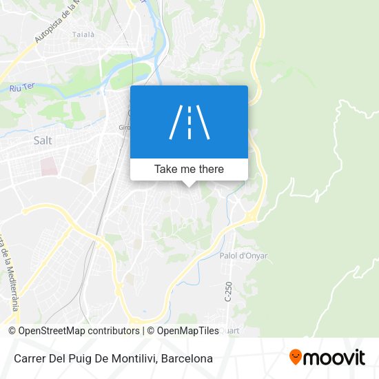 Carrer Del Puig De Montilivi map