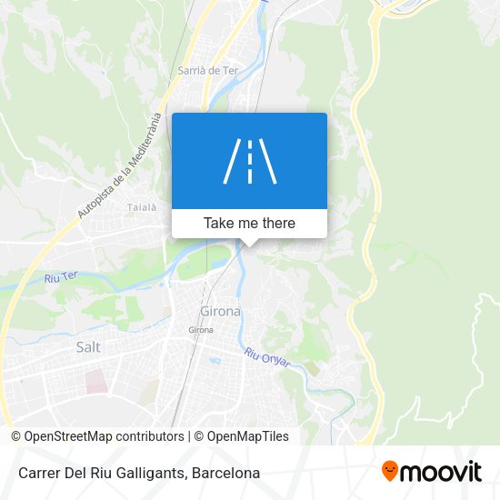Carrer Del Riu Galligants map