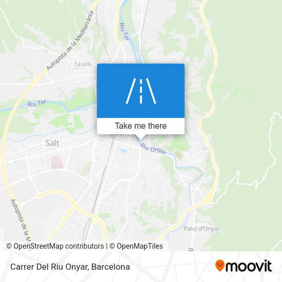 Carrer Del Riu Onyar map