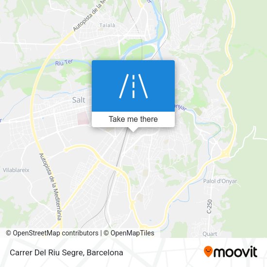 Carrer Del Riu Segre map