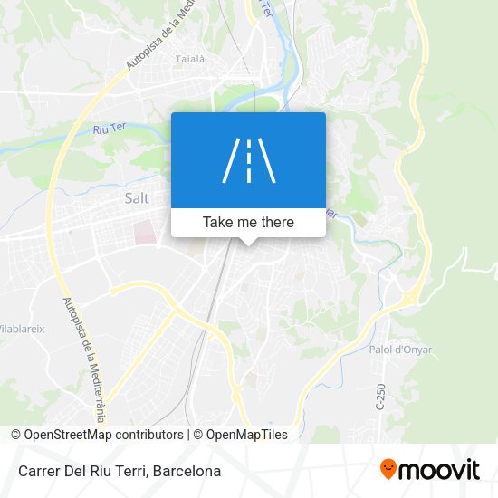Carrer Del Riu Terri map