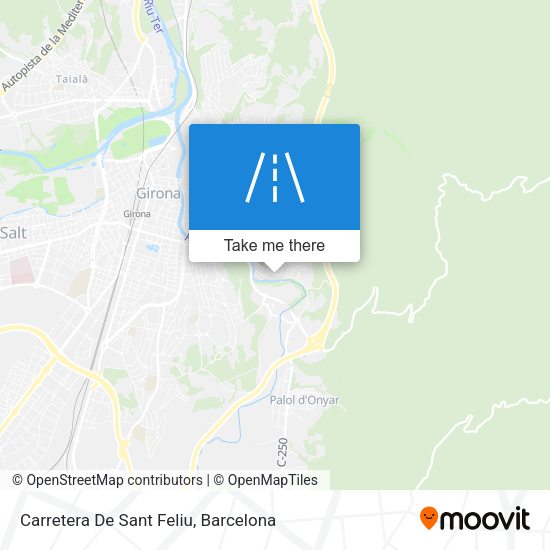 Carretera De Sant Feliu map