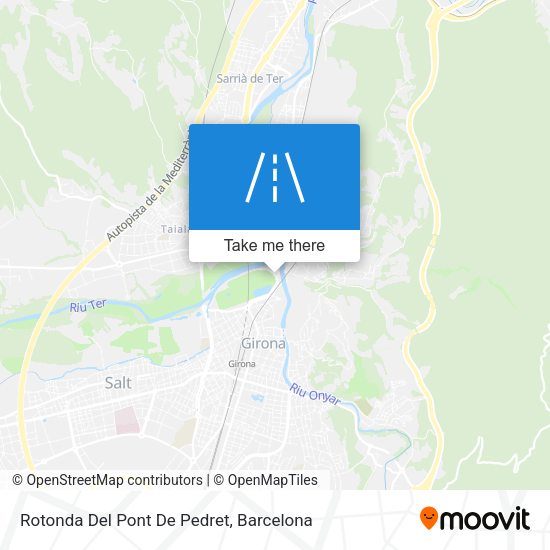 Rotonda Del Pont De Pedret map