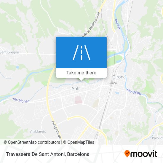 Travessera De Sant Antoni map
