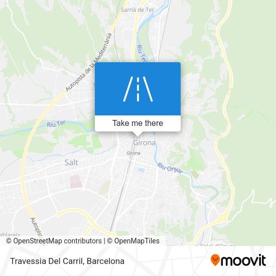 Travessia Del Carril map