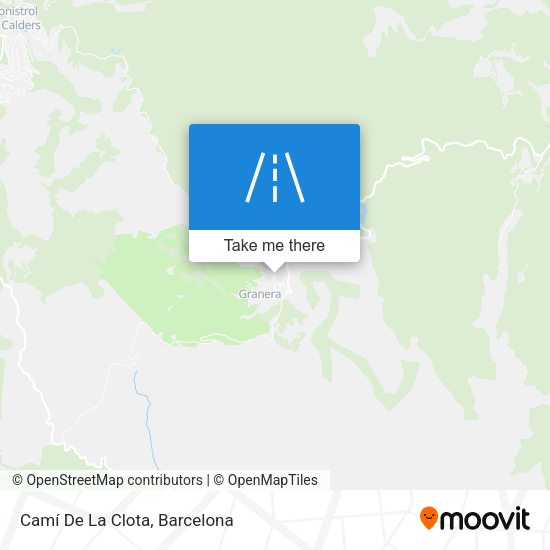 Camí De La Clota map