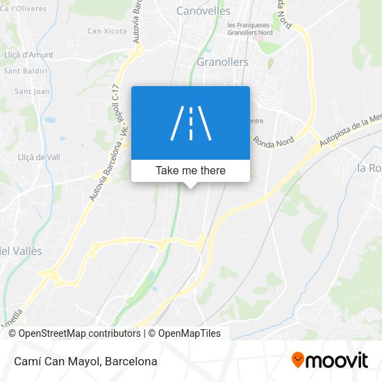 Camí Can Mayol map