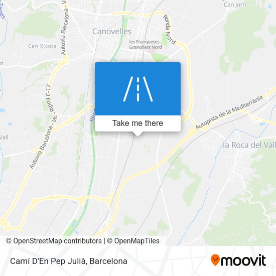 Camí D'En Pep Julià map