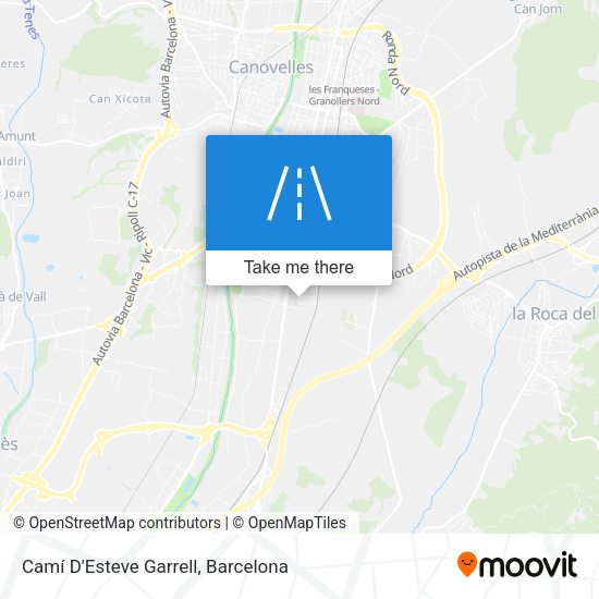 Camí D'Esteve Garrell map