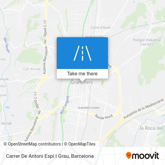Carrer De Antoni Espí I Grau map
