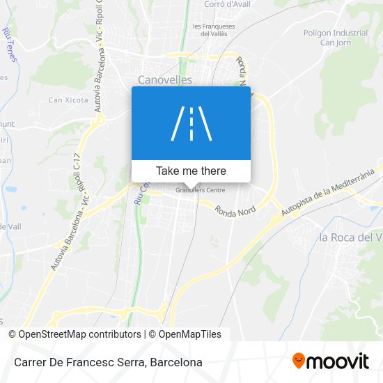 Carrer De Francesc Serra map