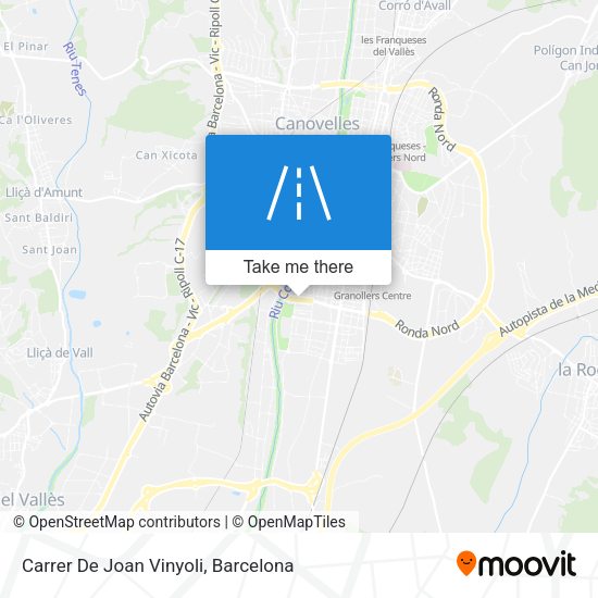 Carrer De Joan Vinyoli map