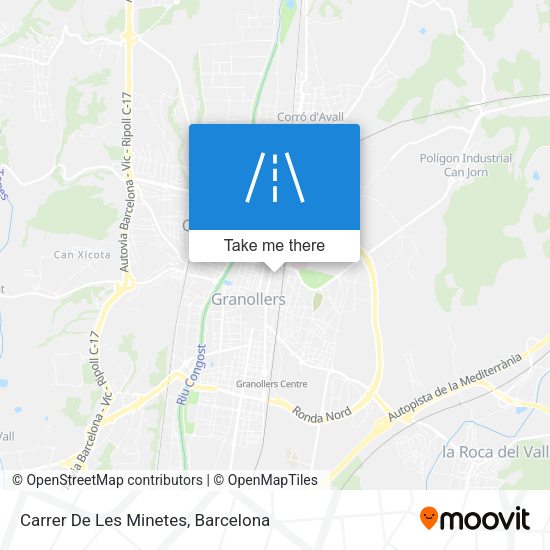 Carrer De Les Minetes map