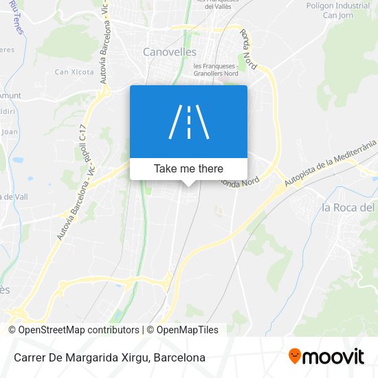 Carrer De Margarida Xirgu map