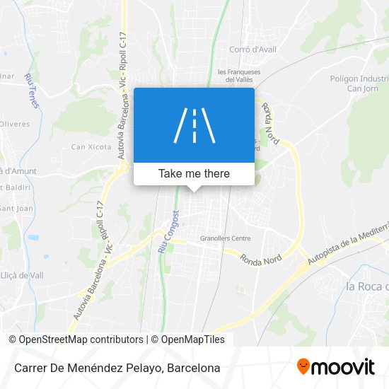 Carrer De Menéndez Pelayo map