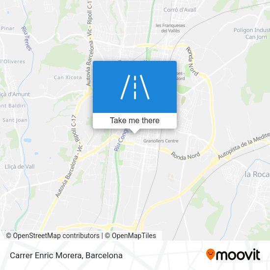 Carrer Enric Morera map