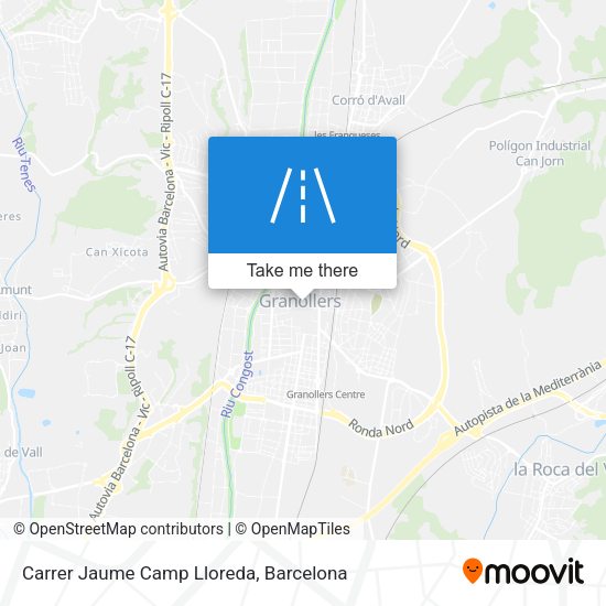 Carrer Jaume Camp Lloreda map