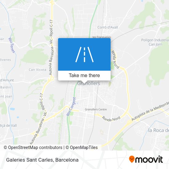 Galeries Sant Carles map
