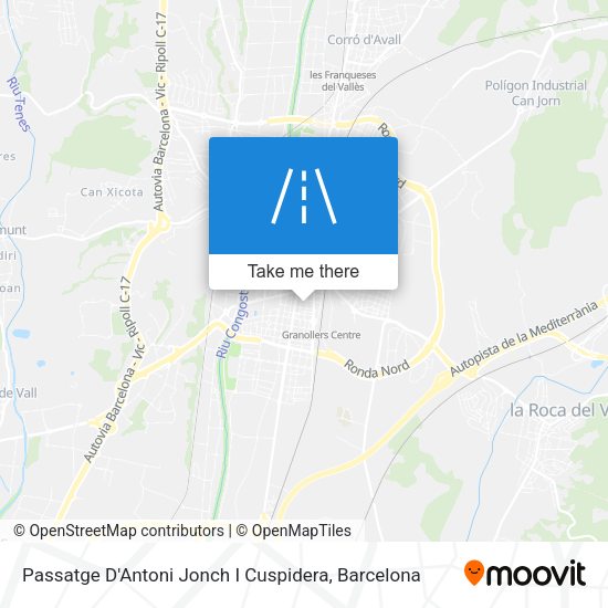 Passatge D'Antoni Jonch I Cuspidera map
