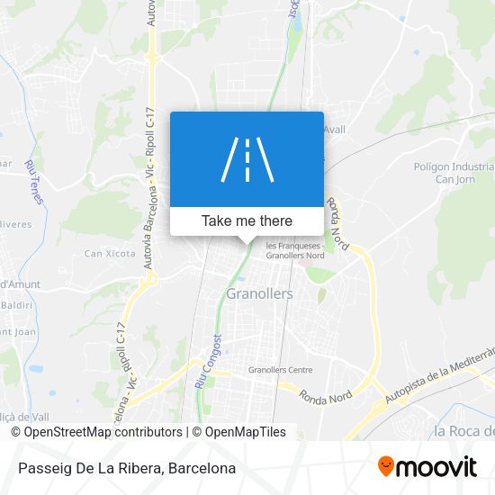 Passeig De La Ribera map