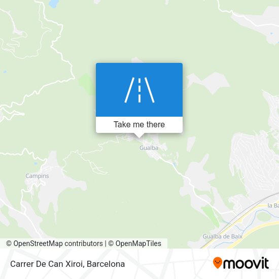 Carrer De Can Xiroi map