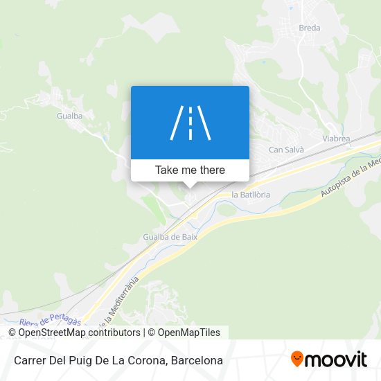 Carrer Del Puig De La Corona map