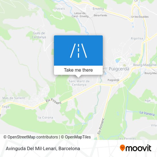Avinguda Del Mil·Lenari map