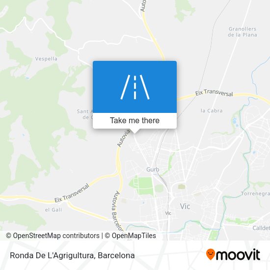 Ronda De L'Agrigultura map