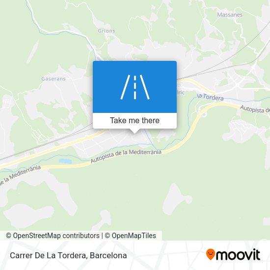 Carrer De La Tordera map