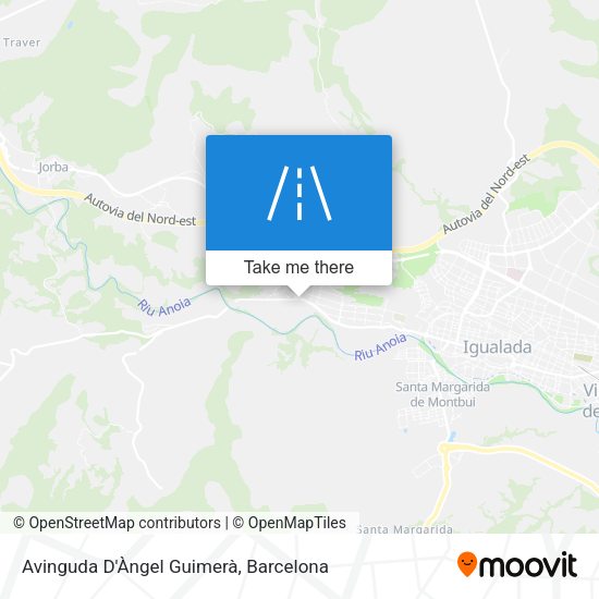 Avinguda D'Àngel Guimerà map