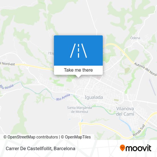Carrer De Castellfollit map