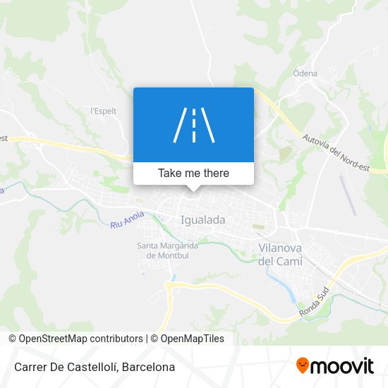 Carrer De Castellolí map